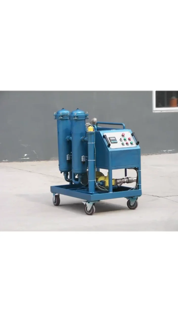 Portable Stainless Steel Hydraulic Lubrication System Oil Filter Truck ...