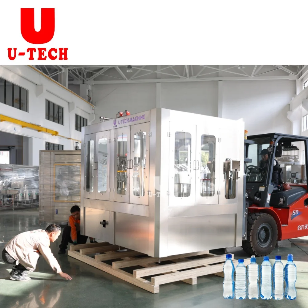 Compact Water Bottling Equipment 3-in-1 Auto Washing Filling Capping 14-12-5 Machinery with Efficient Performance for Beverage