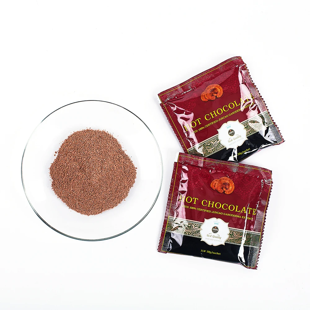 Private Label Ganoderma Reishi Extract Instant Hot Chocolate Powder Coffee Five Flavor