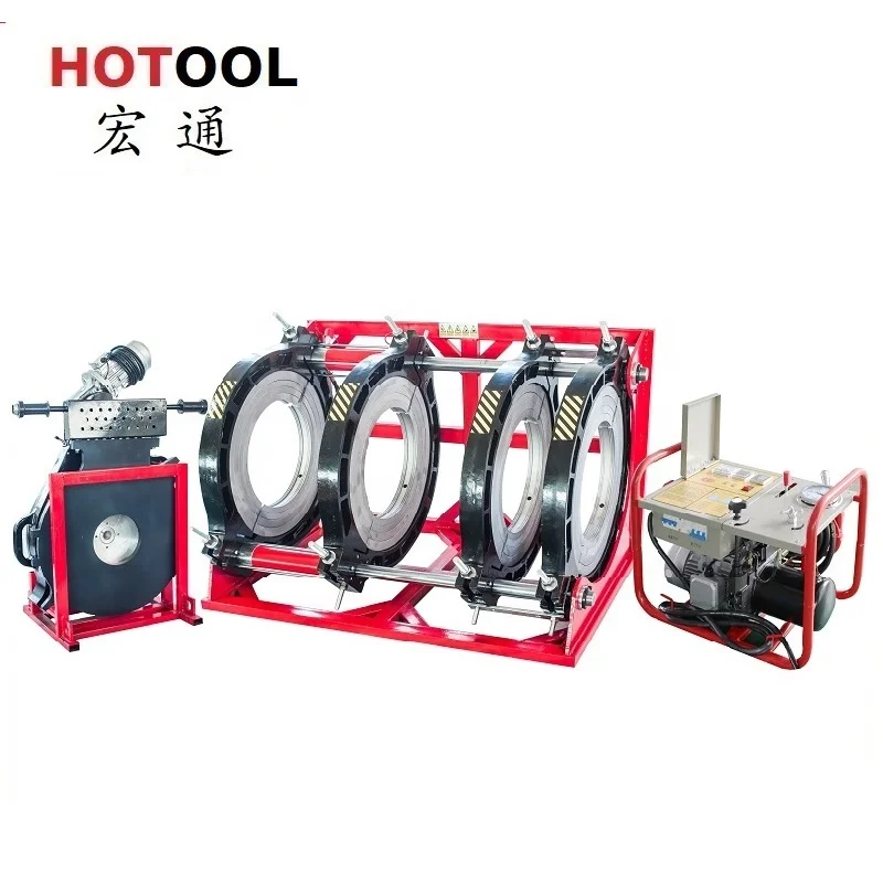 Hotool Hydraulic HDPE Pipe Butt fusion Welding Machine 630 800mm Tube Welder