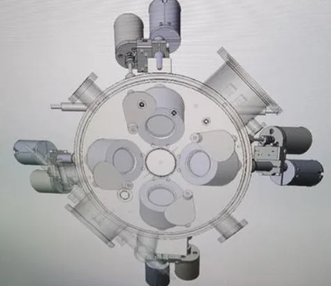 Laboratory Plasma Magnetron Sputtering Coater With Three Sputtering ...