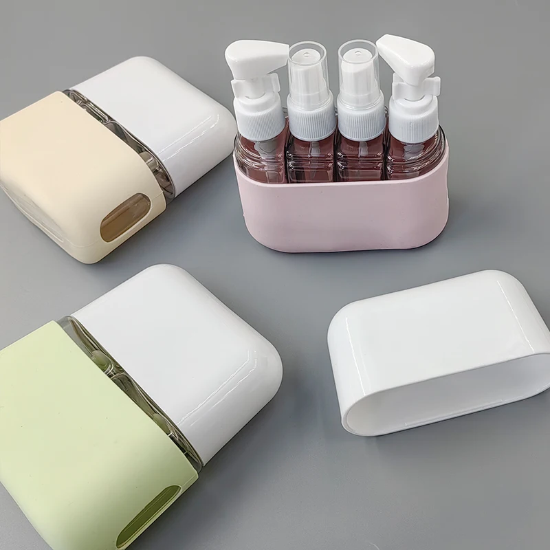 Travel Bottles Set For Woman Leak Proof Plastic Refillable Travel