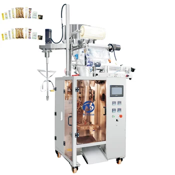 Automatic Sauce /tomato Paste/cream/ketchup/jam/beverage Liquid Sachet Filling Bagging Packing Packaging Sealing Machine