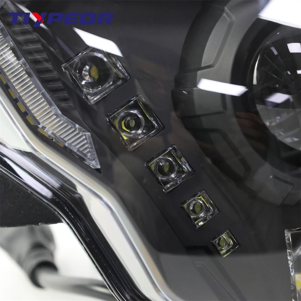 product tiypeor new design upgrade brighter motorcycle led headlight for g310gs g310r2017 2018 with daytime running lights-8