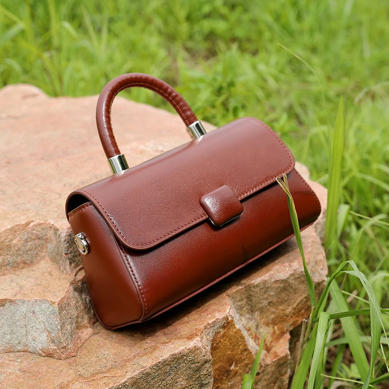 Factory Drop Shipping Lady Leather Shoulder Messenger Saddle Bags Handbags Ladies Women Soft Hand Bags Shoulder Bags