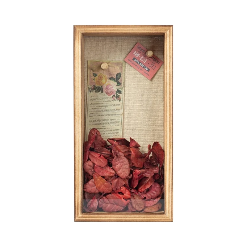 Wholesale New Design Shadow Box Frame 5x10 Shadow Box Display Case with Linen Back