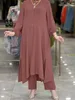 Completo due pezzi color cremisi