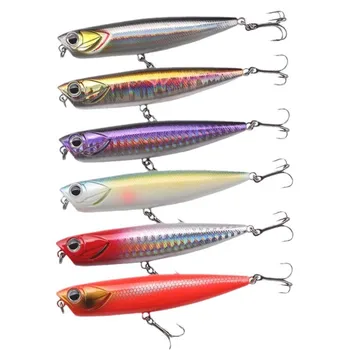Long Cast Floating Pencil Minnow Lua Lure for Freshwater Sea Fishing Carp Perch Trout Catfish Bass Mandarin Fish Made ABS – Minnow – view 2