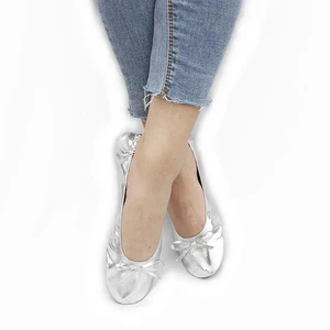 Ballet Foldable Ballerina Flats Fold up Disposable Ballerina Shoes