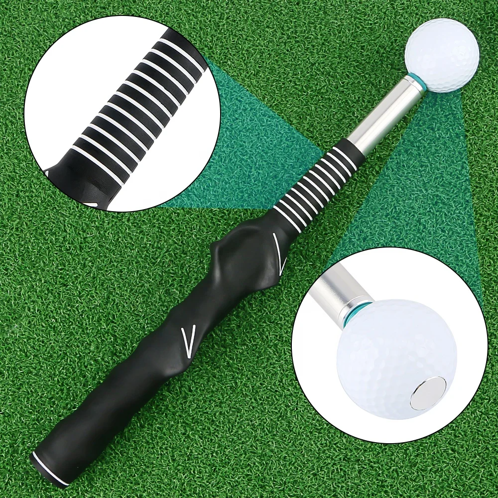 Entraîneur De Swing Et De Prise De Golf - Club Télescopique Pondéré, Pour Améliorer Distance Et Technique - 9