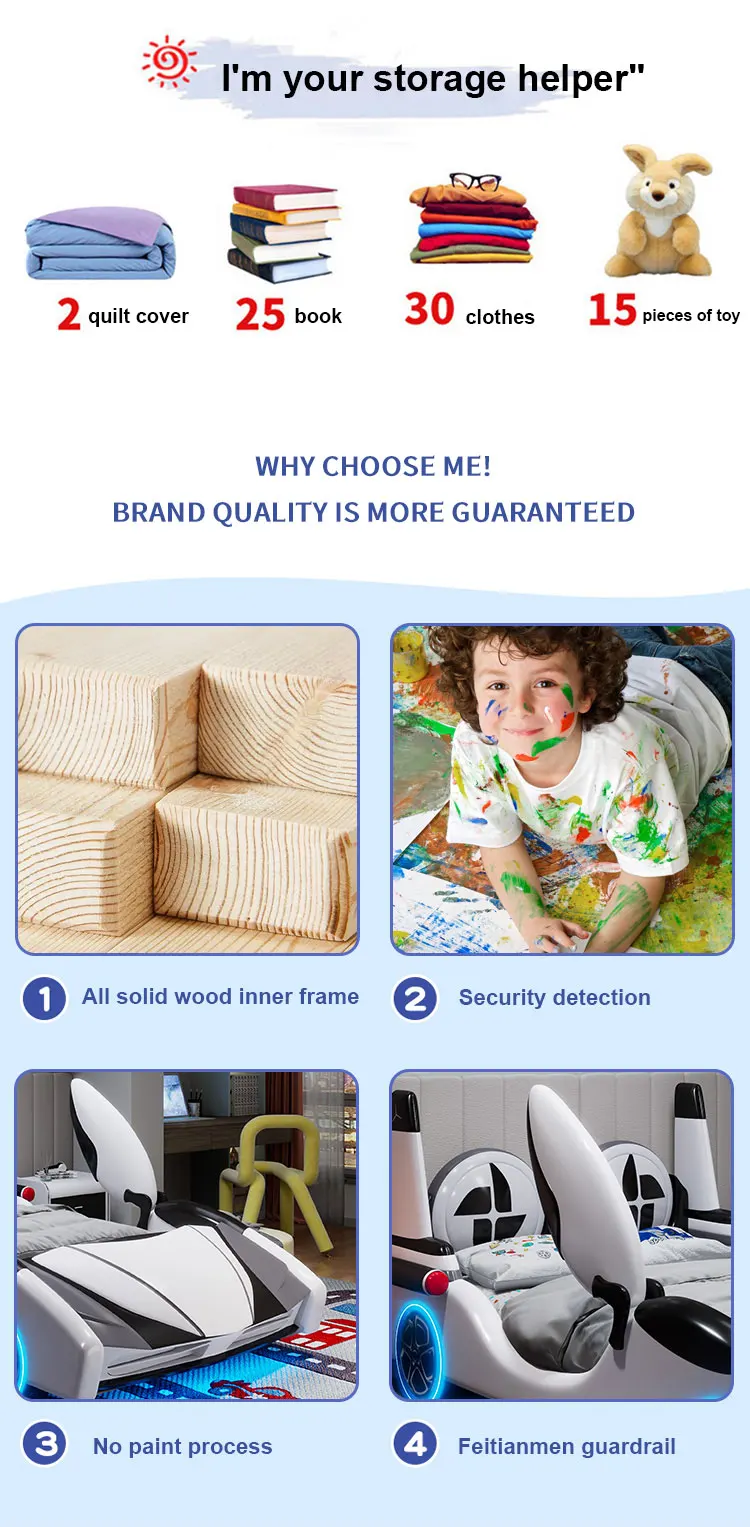 Factory Furniture Modern Children Kids Race Car Beds For Sale Buy