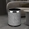 14L High-Grade Gray Marble with Silver Ring