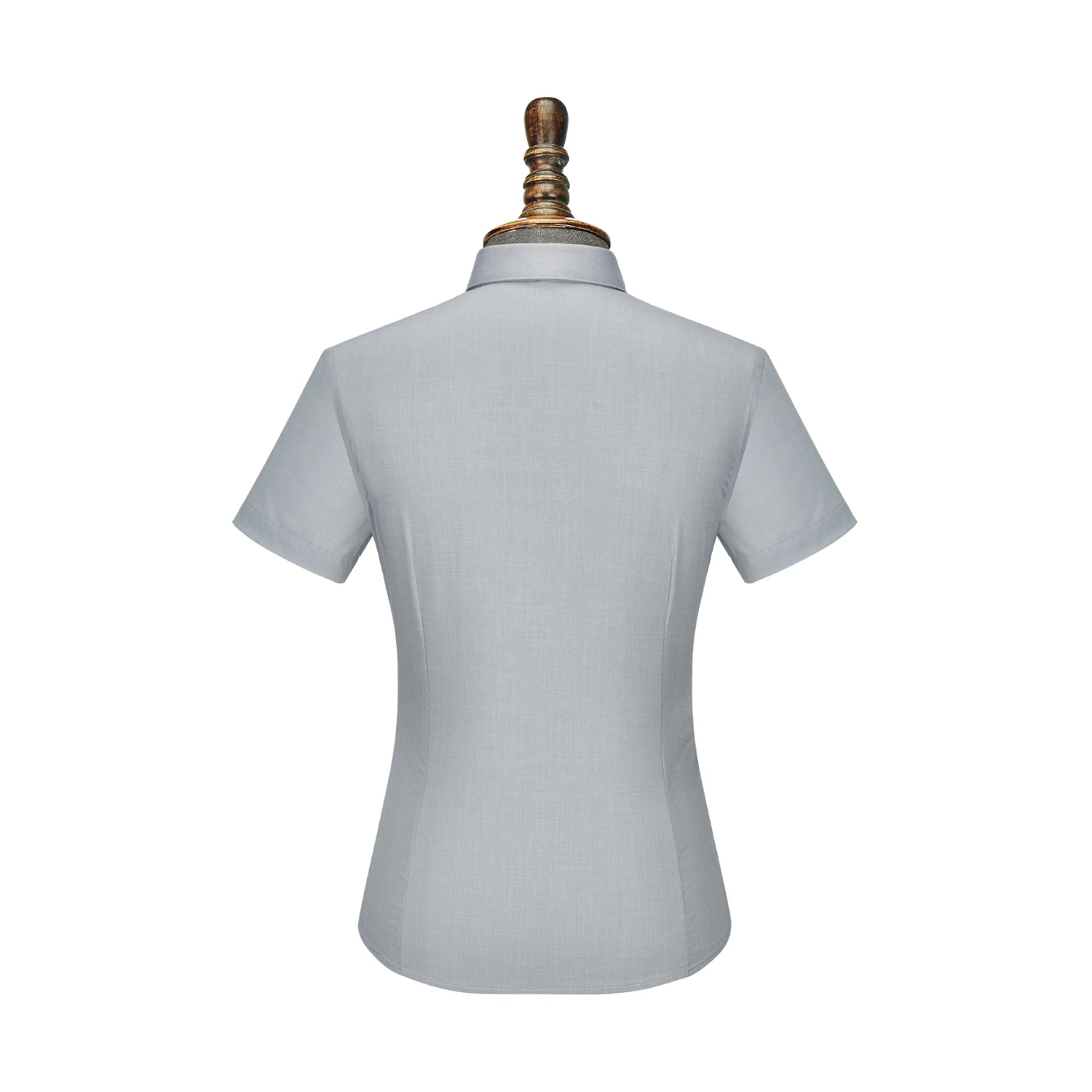 Ready to Ship Fashion Style Women's Gary Shirts Short Sleeve Non Iron Uniform Custom Embroidery Logo