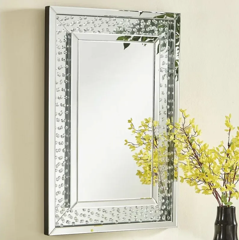 2021 Hot Selling Luxury Design Hot Sell Living Room Console Table Mirrored Hallway Table Mirror Set for Home Hotel