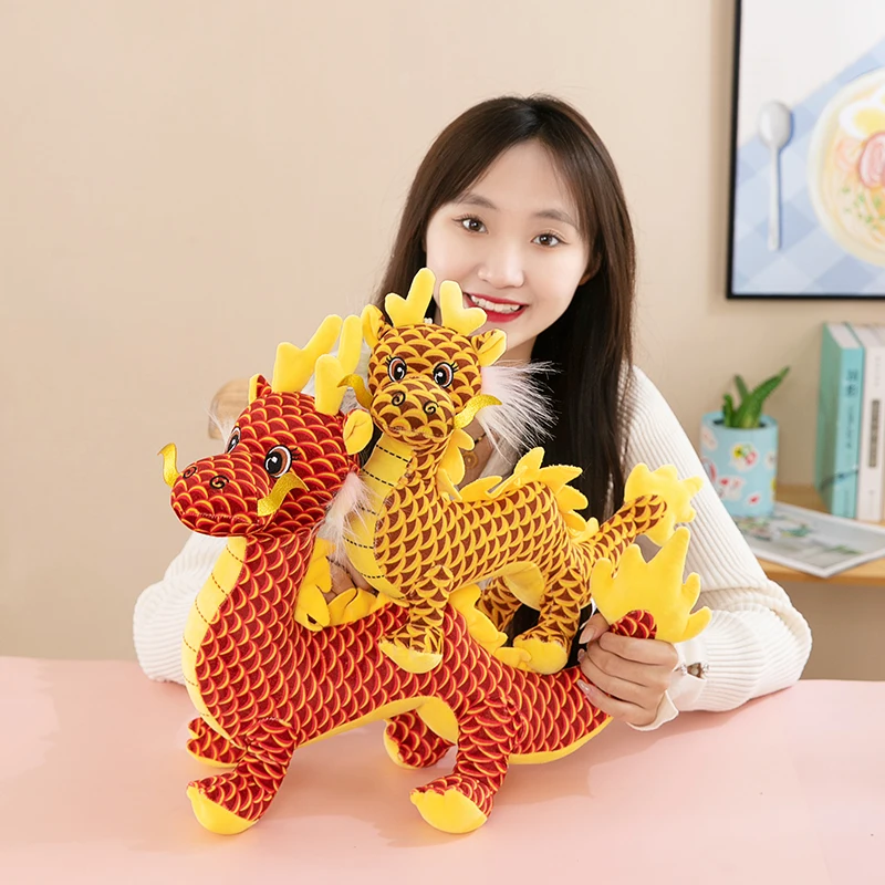 Creative Custom Stuffed Animal Plush Chinese Dragon Toy For Kids New