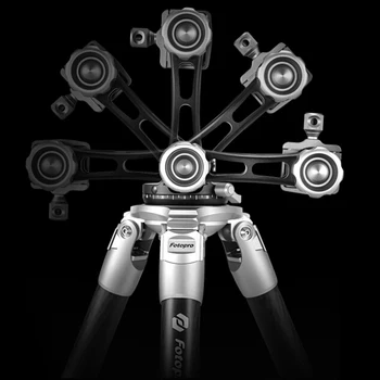 Fotopro Professional Technical Carbon Fiber Portable Lightweight Telescope Digital Dslr Camera Stand Tripod detail image