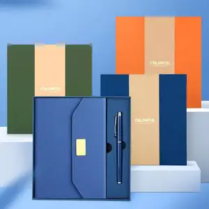 Customizable A5 Diary with Leather Cover and Hot Bound Notebook for 2026