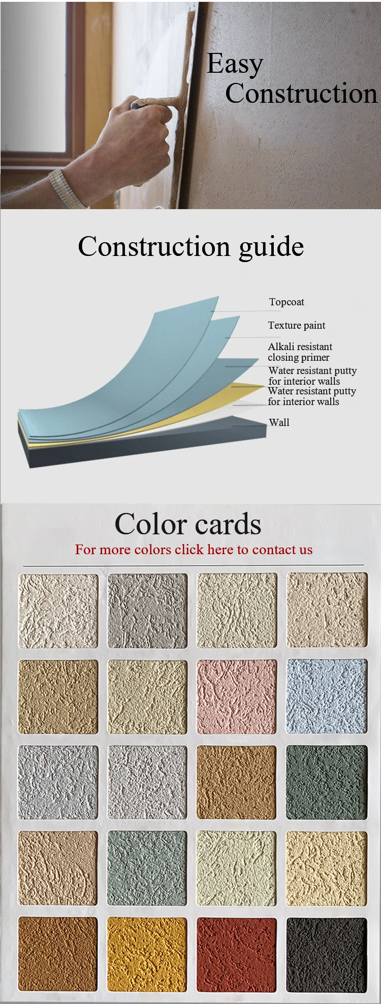 Jady High Quality Exterior Wall Paint Coating Gamazine Paint Texture