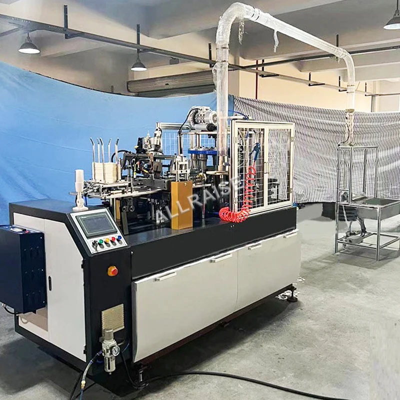 Ultrasonic Fastfood Coffee Cups Forming Machine Double-PE Coated Rigid Leak-proof Paper Cold Hot Drink Paper Cup Making Machine