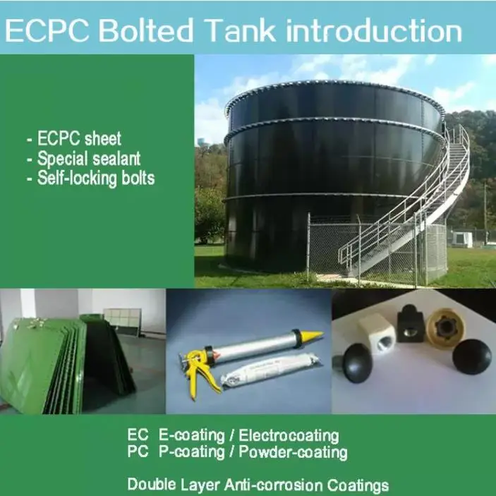 Animal Farm Manure Slurry Waste Cstr Reactor Tank Type Biogas Plant ...