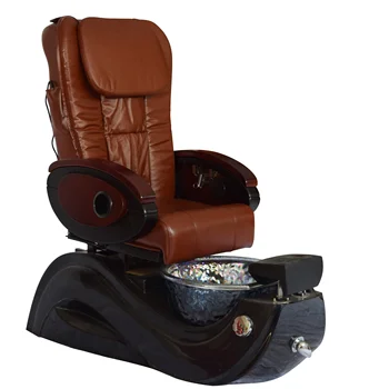 whole wood armrest luxury pedicure massage chair foot spa for pedicure and manicure