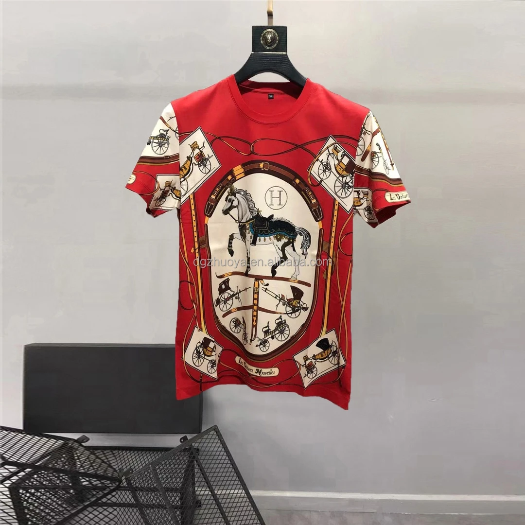 Chinese Factory Men's Ice Silk Cotton Tshirt Men's Premium Light