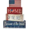Customized wooden ornaments for Independence Day 3