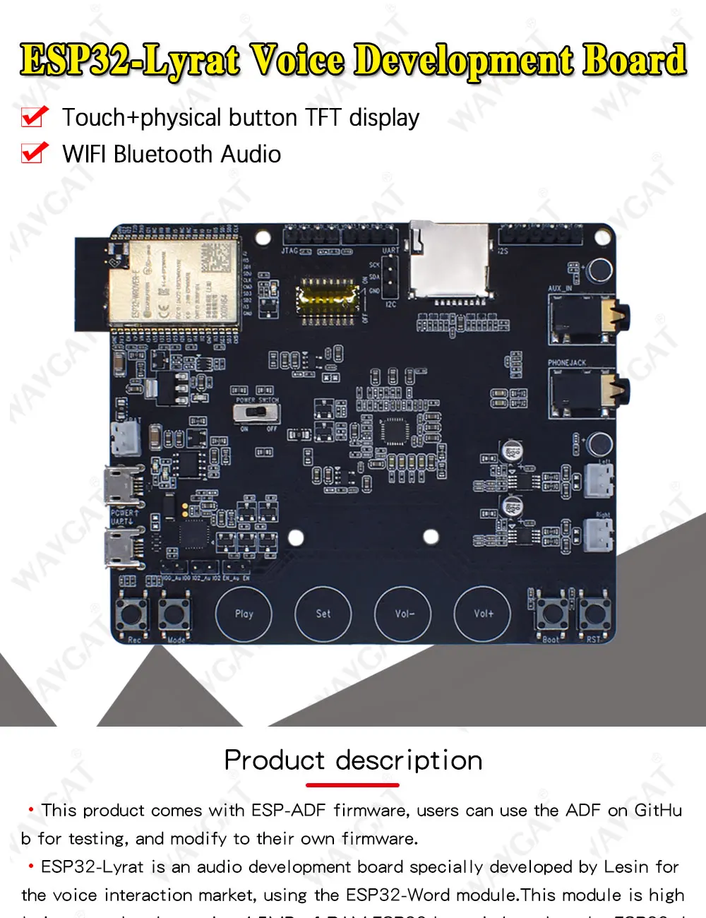 esp32 cam tft display supplier