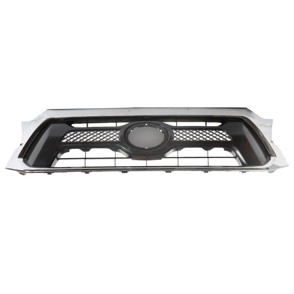 car body kit oem front bumper center upper grille chrome radiator cooling grille for TOYOTA tacoma 2012-2015