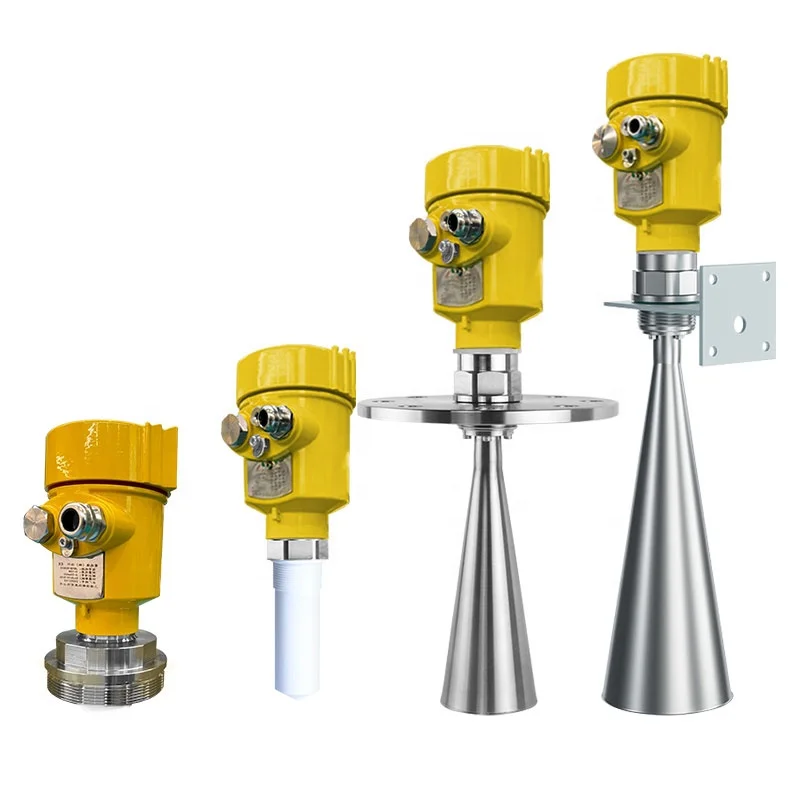 30m Cement Silo Ash Powder Radar Level Meter Sensor 420ma 80g High