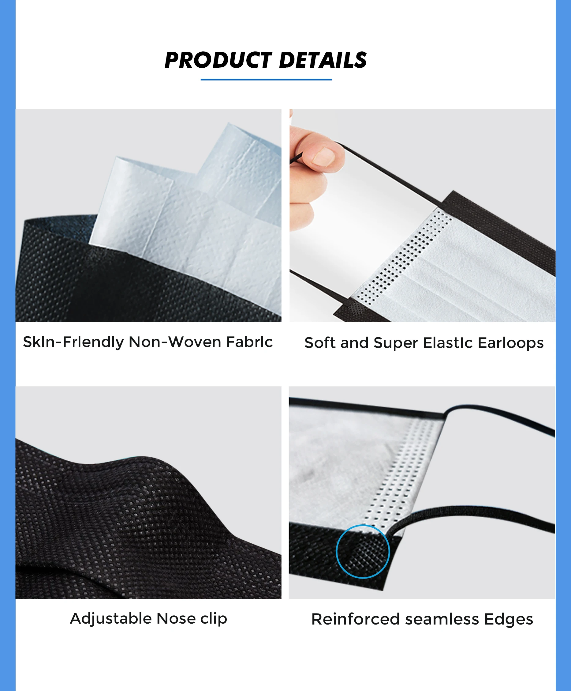 Mask Personal Protective China Disposable Face Mask Non-woven Fabric ...