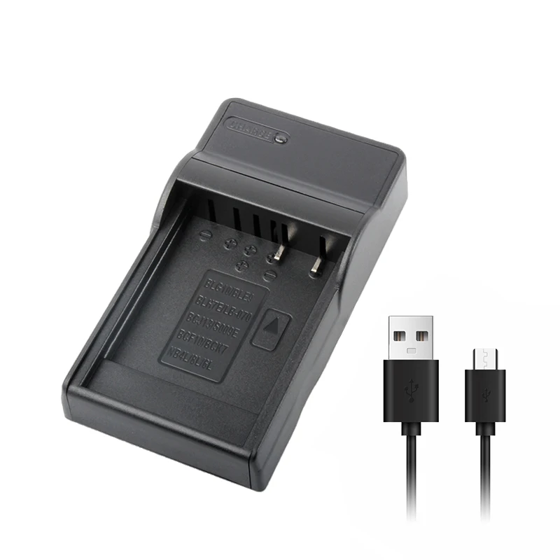 BLH7 Single USB Charger With Indicator Light BLH-7 Battery Charger for DMC-GM1 GM1 DMC-GM5 GM5 and DMC-GF7 GF7 Cameras