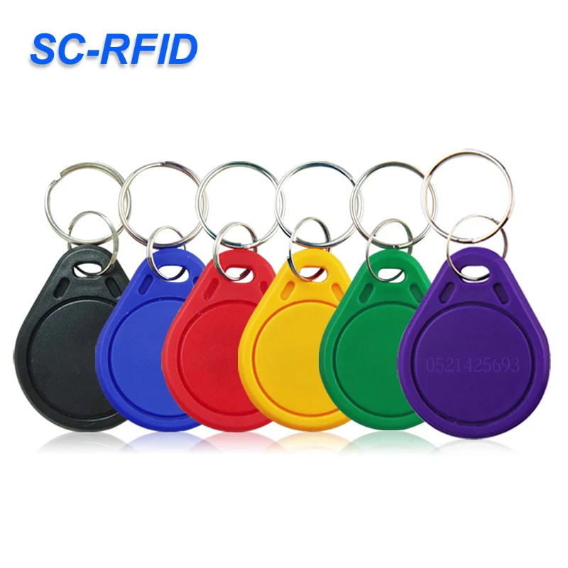 Customer Logo NFC Tag Smart NFC Keychain F08 Chip NFC Keyfob for Access Control System