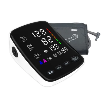 High Quality LED Display Alphamed U82RH Blood Pressure Measurement Blood Pressure Monitor Upper Arm Black Plastic Electricity
