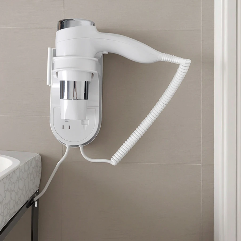 Honeyson White Multifunction Safety Switch Wall Mounted Hotel Hair