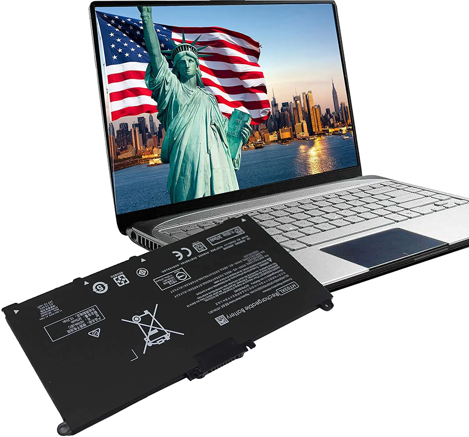 replacement HT03XL battery laptop hp laptop battery cells For Pavilion ...