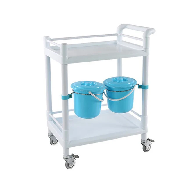 2024 New Style ABS Material Medical Medicine Trolley Function Rescue Cart Hospital Emergency Drugs Trolley for Clinic Use