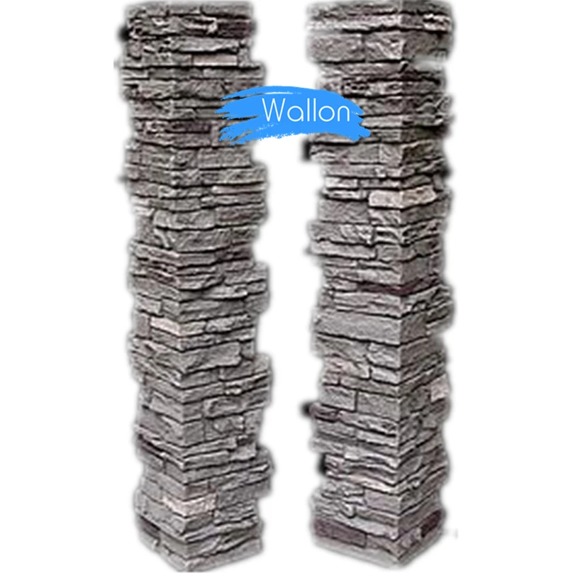 2020  Polyurethane Column PU Post Cover Faux Brick Wall Cladding