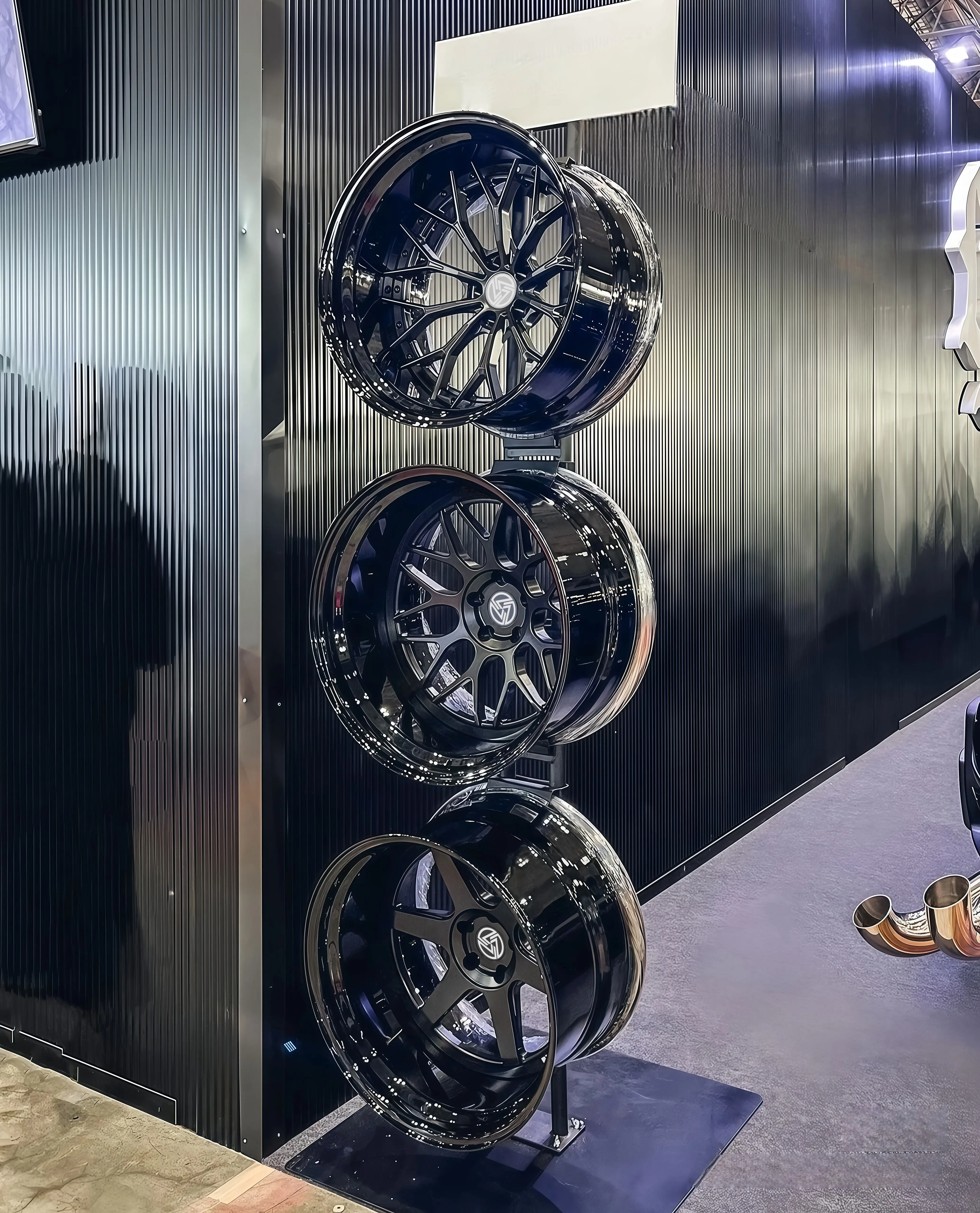 XINLAI Deep Concave Deep Lip Matte Black Rims 5x120 5x112 17-22inch 2-piece Forged Aluminum Alloy Wheels Rims for Benz Audi BMW - Image 5