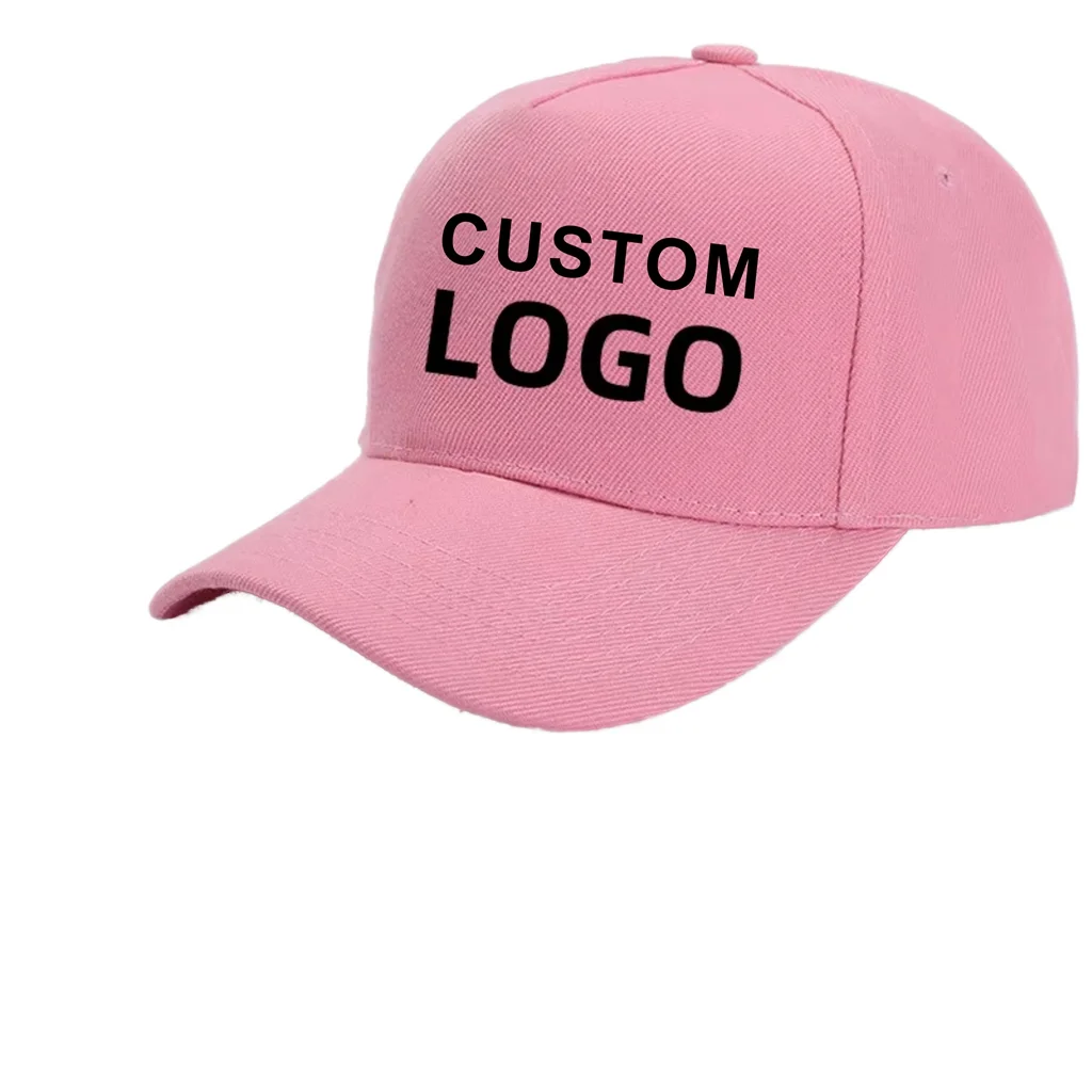 Adjustable Polyester Trucker Cap Men Custom Embroidered Logo Baseball Cap Curved Brim Buckle Closure Sport Promotional Hats