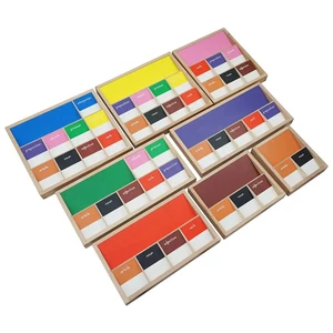 Hot Selling Montessori Materials Grammar Box Montessori Early Education Kids Wooden Educational Toys for Kindergarten Children
