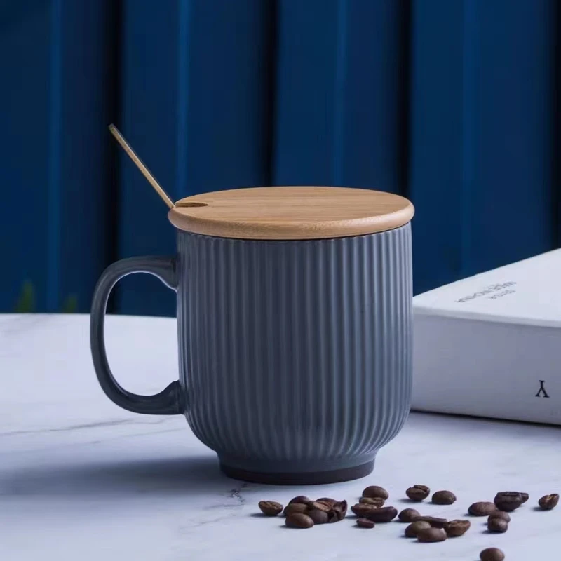 Groothandel Morden Ceramic Coffee Mug With Handle Multi-colored Custom Nordic Matte Mug Cup factory