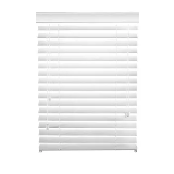 Decorative 50mm Pvc Faux Wood Slats Mechanical Window Venetian Blinds ...