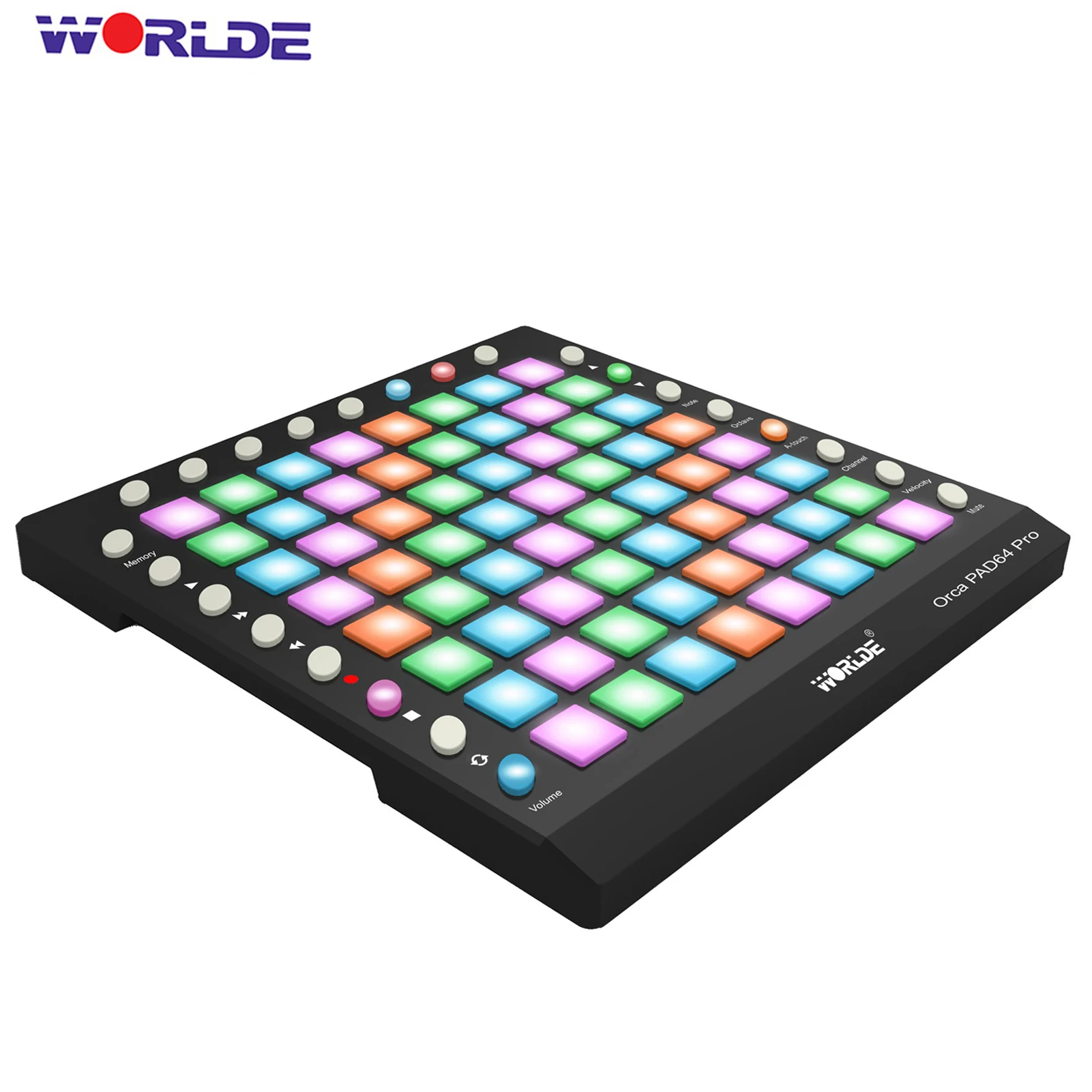 Worlde ORCA PAD48 PRO MIDI Keyboard Pad Controller 16 Drum