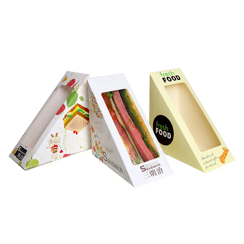 Custom Wegwerp Kraft Sandwich Box Paperboard Wig Verpakking Dozen - Buy Sandwich Doos,Sandwich Sandwich Product on Alibaba.com