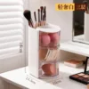 Boîte de rangement pour houppettes [Blanc, 3 niveaux]