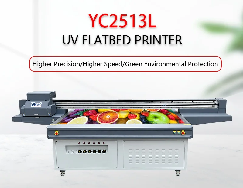 NTEK Large Format Uv Inkjet Printer 2513 Uv Led Flatbed Printing ...
