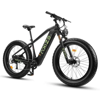 Eziku 1000W Electric Mountain Bike for Adults 20Ah Samsung Removable Battery Fat Tire with Oil Forks Electric Fat Bike for Men