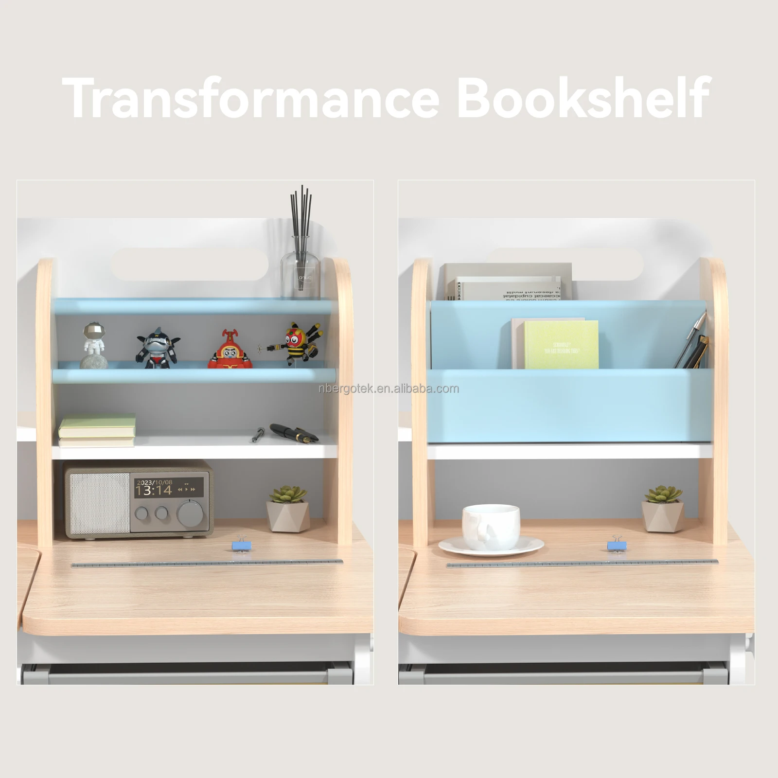 Adjustable Height Ergonomic Children Homework Table Home Furniture ...