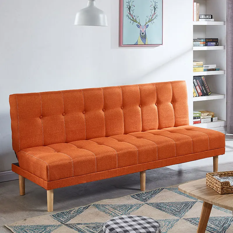 2021 Foldable Simple Fabric Velvet Leather Living Room Furniture